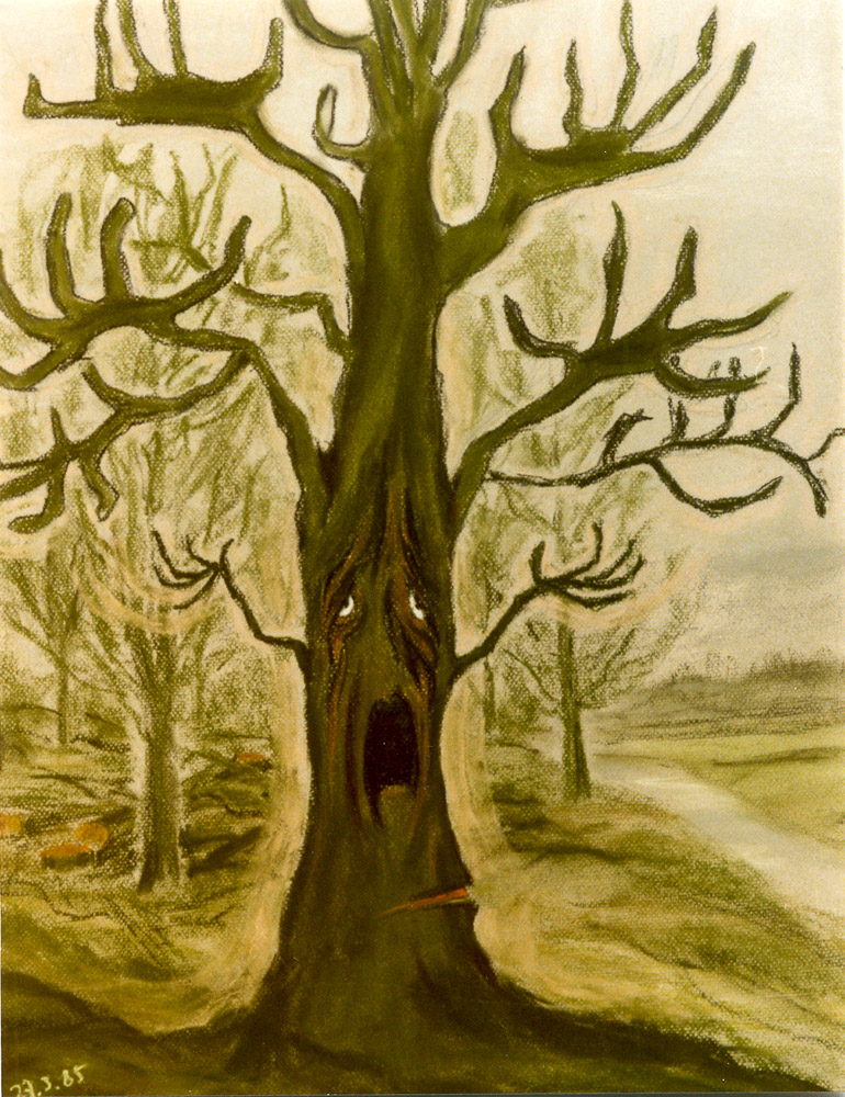 Bomen werden gekapt.